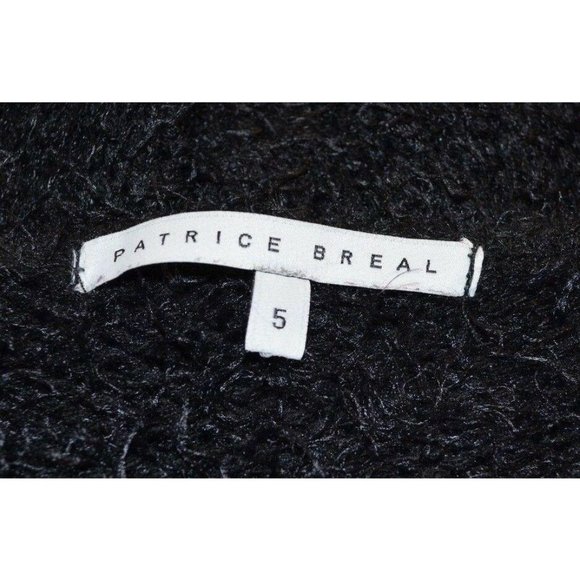 Patrice Breal Black 3 Button Open Front Cardigan - Picture 2 of 9